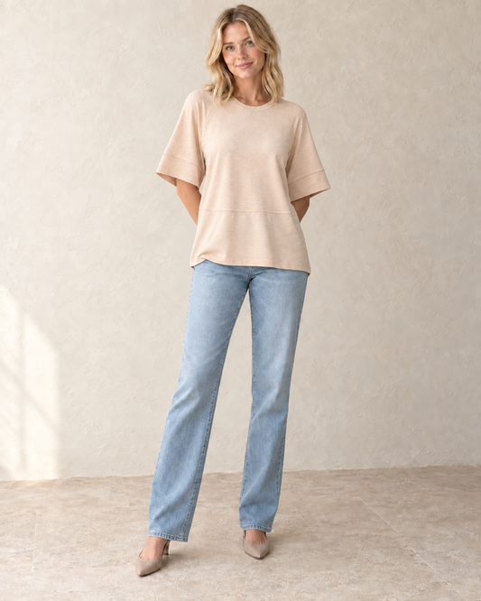 The Everyday Batwing Top — second view