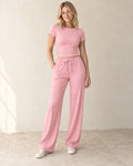 The Everyday Lounge Set — Pink — studio view