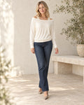 The Layered Comfort Top — Ivory — outfit inspiration