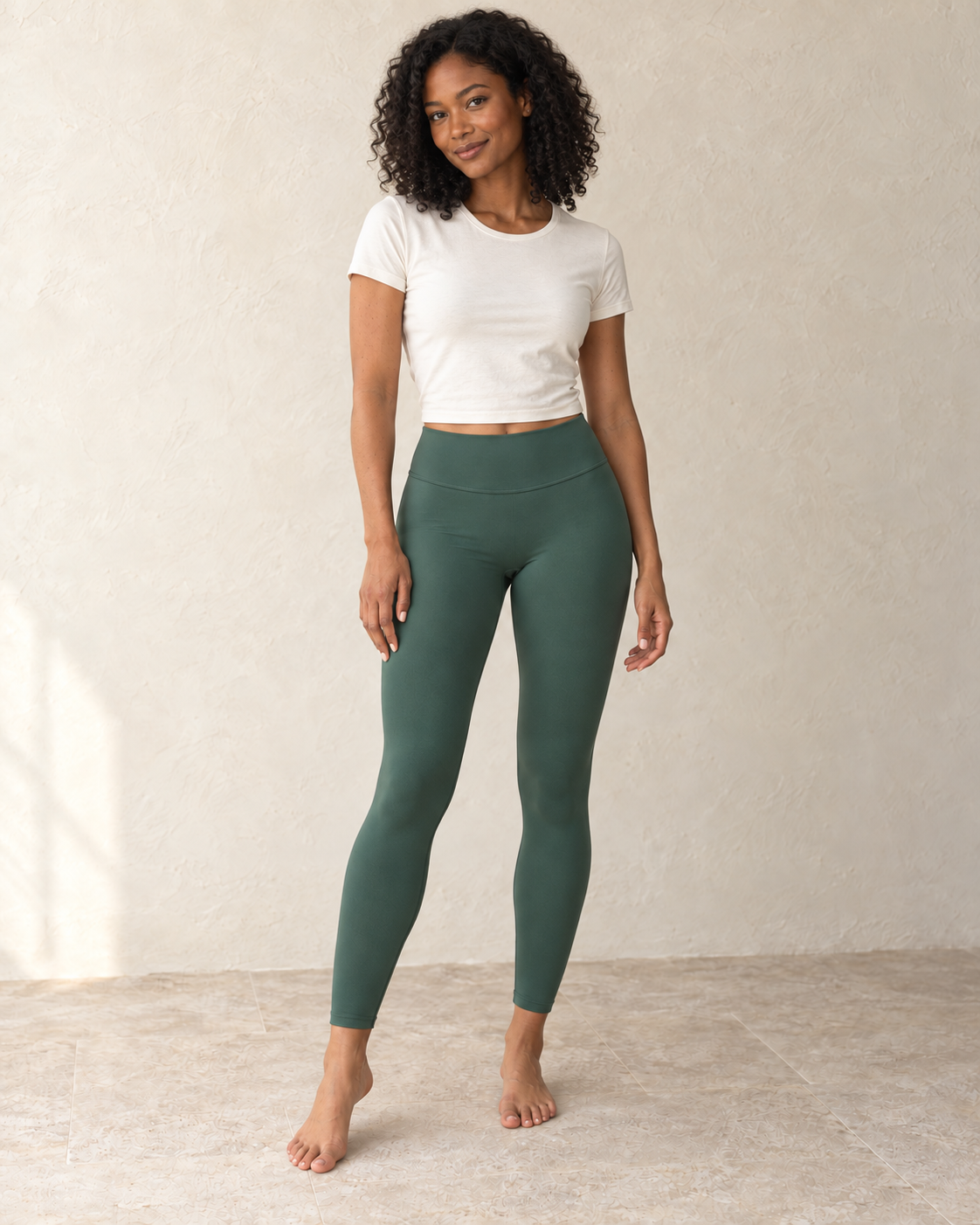 Aveleya high rise seamless front leggings — hero view