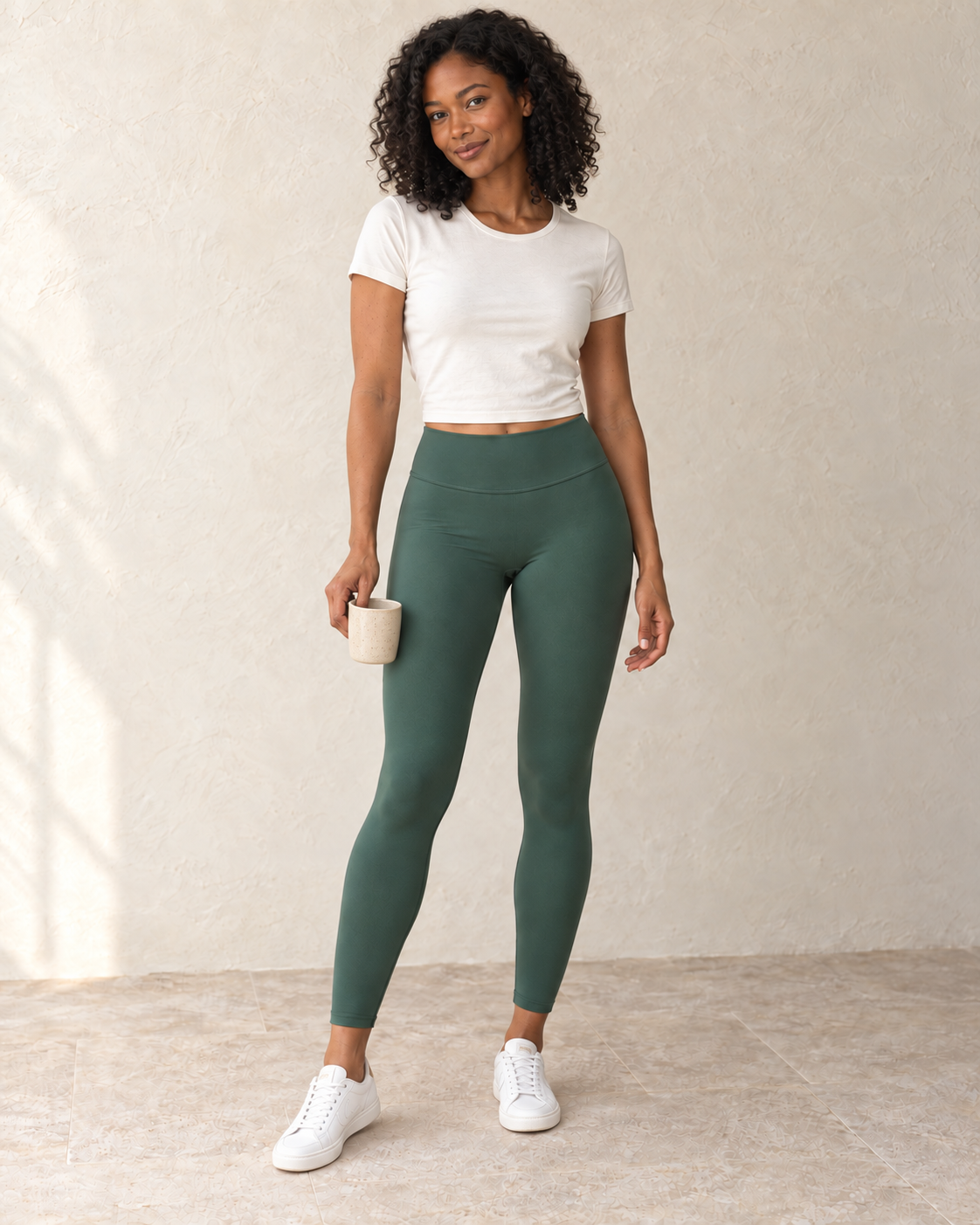 Aveleya high rise seamless front leggings — lifestyle view