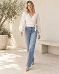 The Wrap-Tie Knit — Ivory — outfit inspiration