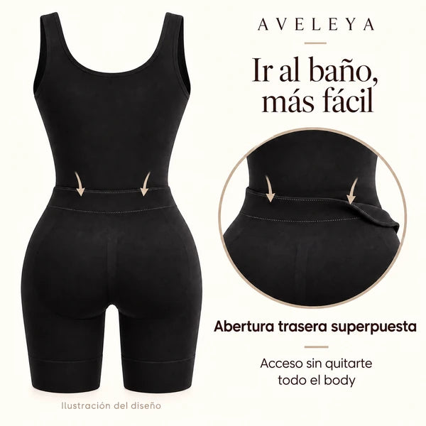Ilustración de la abertura trasera para ir al baño